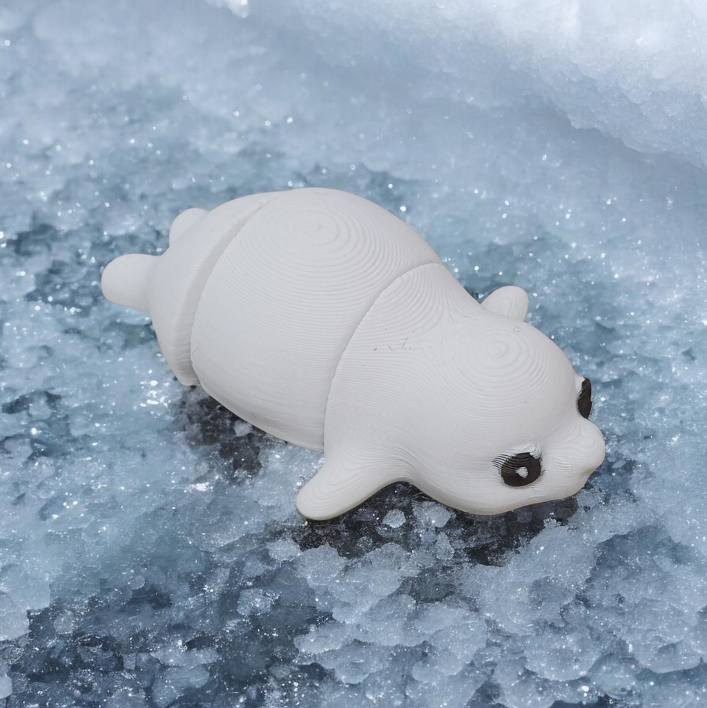 Bill the white Seal (set of 2)